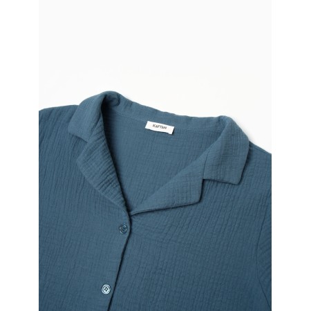 Female set (shirt, shorts) KAFTAN BASIC p. 44-46 blue-4