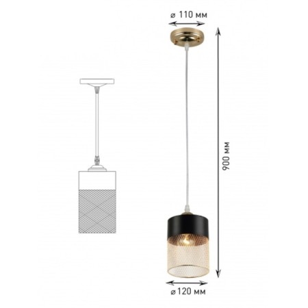Overnight lamp RIVOLI HULDA 1HE27 60 W-3