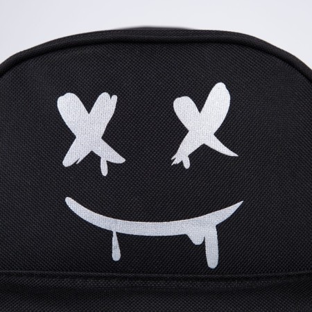 School textile backpack with pocket "x x", a reflector. elements, 27x23x10 cm-2