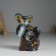Piglite Polystone "The Snake Dark Snow at the safe" 8.3x5.3x11.2 cm