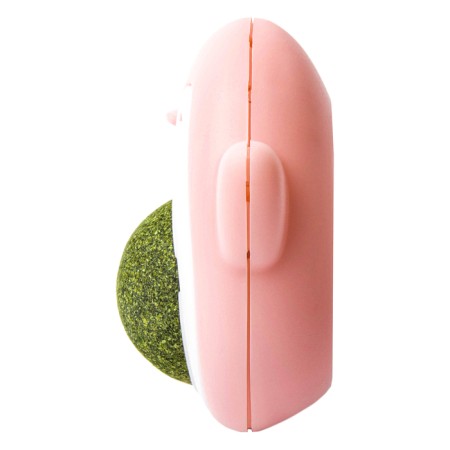 A toy for cats with a cat's mint "Penguin", 6 cm. Pink-beige-1