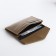 Women's wallet on the button, khaki color