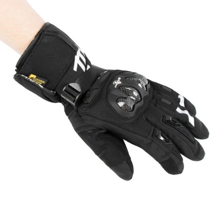 Motorcycle gloves, winter, size XL, gray-3