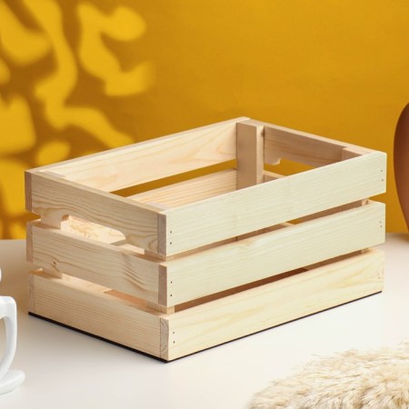 Kashpo - wooden box 30x20x14.5 cm pine-1