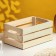 Kashpo - wooden box 30x20x14.5 cm pine
