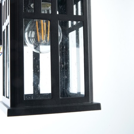 Sadovo-park lamp Feron PL671, IP44, E27, 60 W, 220x155x315 mm, black color-4