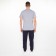 T -shirt male plain, color gray mix, size 54
