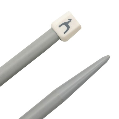 Knitting knitting straight lines 10.00 mm/35cm, plastic, 2 pcs-2