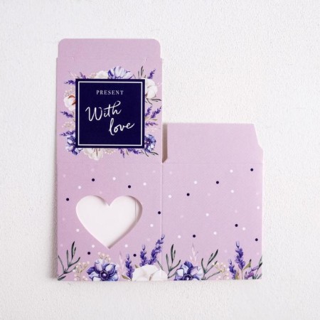 Bonbonniere box, gift packaging, “with love and tenderness”, 6 x 7 x 6 cm-4