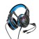Hoco W104 headphones, gaming, invoices, microphone, USB + 3.5 mm, 2 m, black and blue