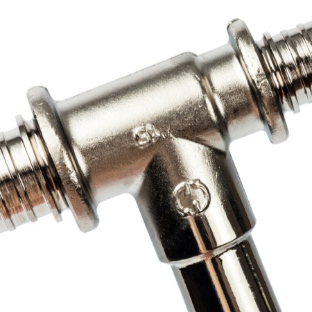 Axial pipe Stout SFA-0026-162520, to connect the radiator, T-shaped, 16mm, 20mm, 20mm-2
