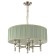 Suspension lamp ST LUCE. SL1121.103.05. Oleo. 5x40 watts, E14, 58x58x44.5 cm, Nickel color