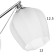 Miranda chandelier 5he27 40W chrome 59x59x26cm Bayerlux