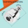 Zein aerator, flow adjustment, 2 modes, plastic, chrome