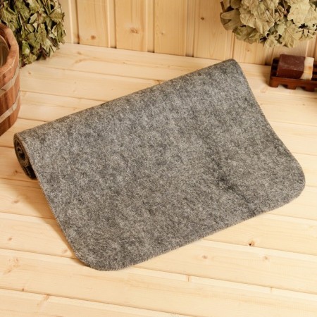 A sunbed for the bath "Classic", felt, dark, 150x50cm-15