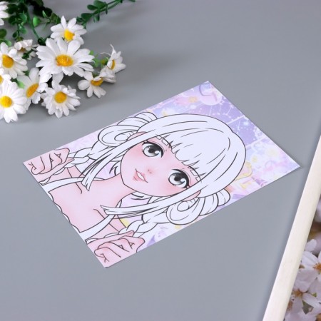Stickers for creativity "The most beautiful" blue set of 17 sheets 21x16 cm-2