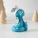 Polystone souvenir "Snake in a hat with hare ears" 3.5x6 cm