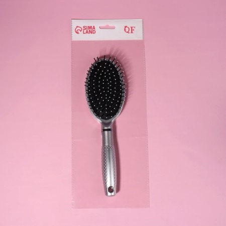 Massage comb, 8 × 25 cm, silver color-3