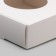 Self -charged box, white, 10 x 10 x 3 cm