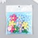 Busina for creativity plastic "Bright chamomile" matte mix 1.2x3.2x3.2 cm