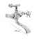 Accoona A6070 bath mixer, two -wound, brass, chrome
