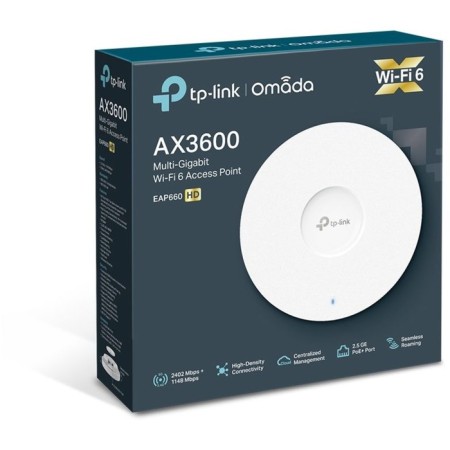 Access point TP-Link EAP660 HD AX3600, 100/100/2500Base-T, white-4