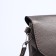 Bag-clate on magnet, long belt, bronze color
