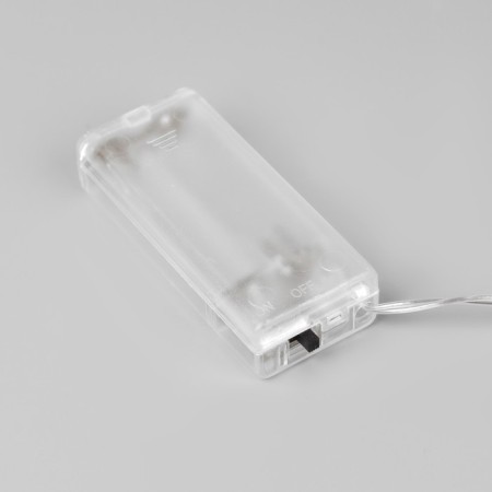 Garland “thread” 2 m with nozzles “owl”, ip20, transparent thread, 10 LED, warm white glow, AAH2-4