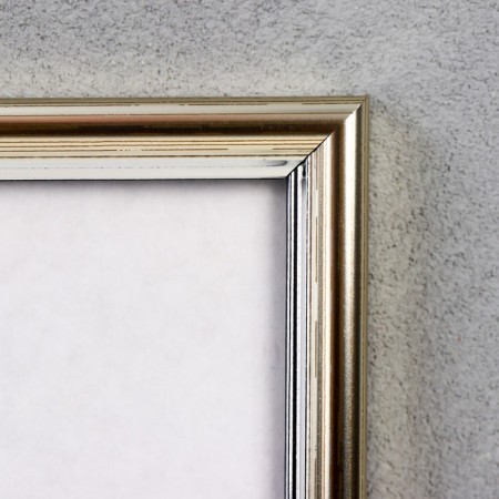 Photo frame plastic 30x40 cm silver (590)-1