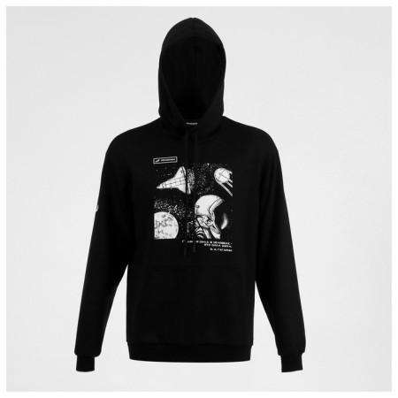 Sweatshirt with a hood Roscosmos x Onlytop, p. M, the color is black-6