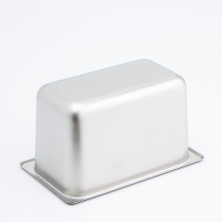 Gastrootiness 1/4 of stainless steel, 150 mm, 26.5 × 16.2 × 15-1