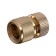 Connector, 3/4 "(19 mm), fast -fast connection, internal thread, brass, Greengo