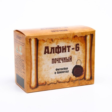 Tea drink Alfit-6 renal, 60 briquettes 2 g-1