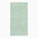Trick "Ethel" Bamboo Mint 50x90 cm, 70% HL, 30% bamboo, 450g/m2