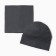 Set (hat, snood) for a boy A.7304, the color is gray, p. 52-54