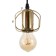 Lamp Bayerlux 1393/1gd E27 40W gold 9x9x8 cm