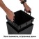 Kashpo Urbi Square, 2 subjects: internal and outer capacitance, 11 and 26.6 l, color anthracite