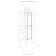 Half -down cabinet Aquaton Scandil, white color, oak Verona
