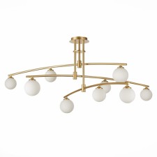 Ceiling lamp ST LUCE. SL1208.302.09. Sebrare. 9x5 W, G9, 4000K, 145x145x45 cm, golden color