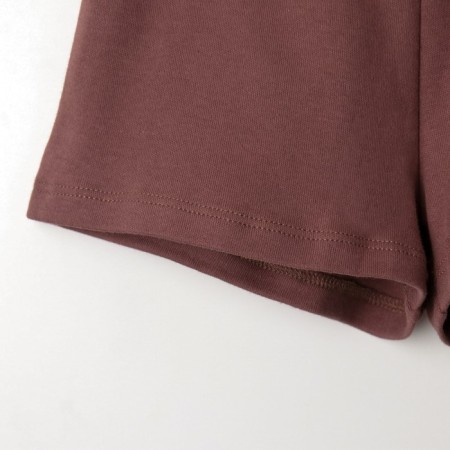 Kidsa (sweatshirt, shorts) minku, brown color, height 116 cm-10