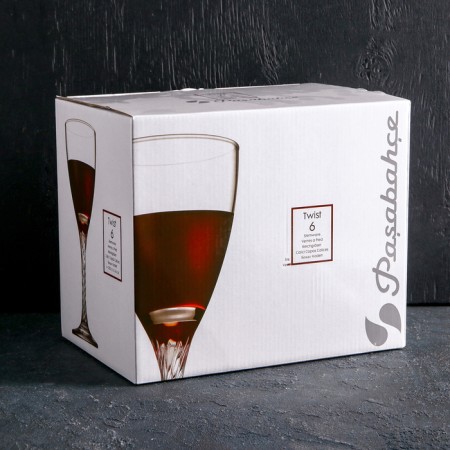 A set of glasses for wine Twist, 205 ml, 6 pcs-1