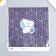 Scrapbooking paper bilateral "Mehendi and geometry silver" Density 180g 15.5x17cm