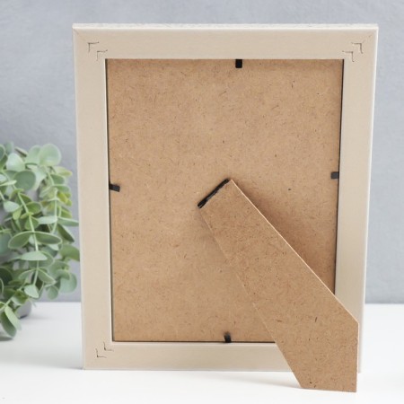 Photo frame plastic 15x20 cm "Golden leaves on beige" 23.5x18.7 cm-3