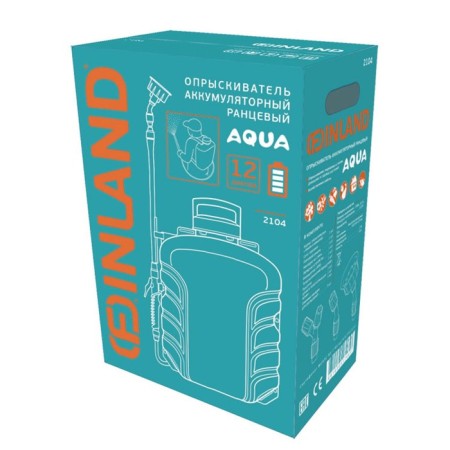 Sprayer Range, Battery, 12 l, with plastic brandspoite, Finland aqua-2