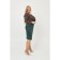 Female skirt, size 60, green color