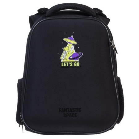 Frame backpack 38 x 29 x 17 cm, Hatber Ergonomic Classic "Let’s Go" Black NRK85040-1