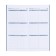 The weekly dated 2025, 80x165 mm, 64 sheets of Escalada, soft leather cover, pancake embossing, block 70 g/m², blue