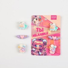 A set of plastic icons 