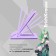 Book stand plastic Erichkrause "Manga", purple
