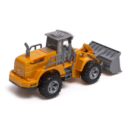 The inertial “loader” tractor, light effects, mobile parts, yellow color-2